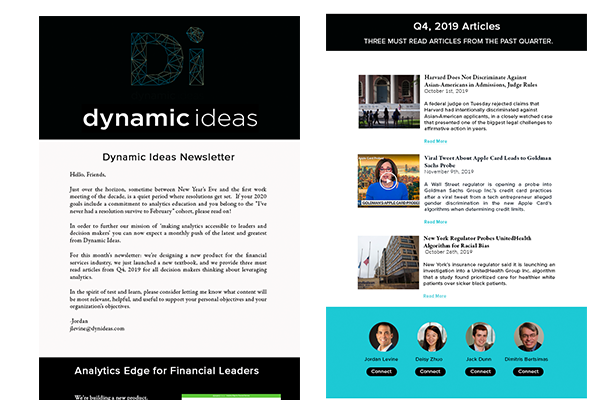 Dynamic Ideas Newsletter Template