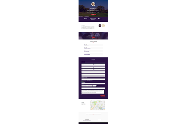 Purple Heart Open Landing Page