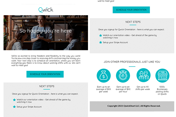 Qwick Start Email Template