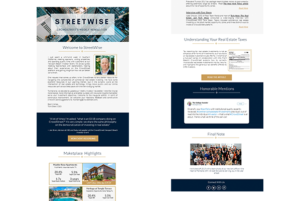 Streetwise Email Template