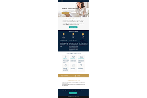 Real Estate Investment Landing Page